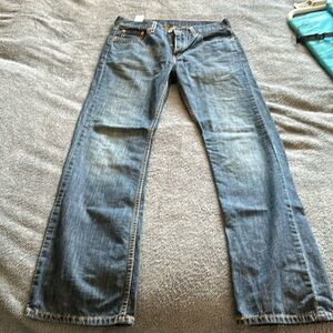 Levi’s 527 Slim Bootcut Jeans Navy Blue Light Wash color